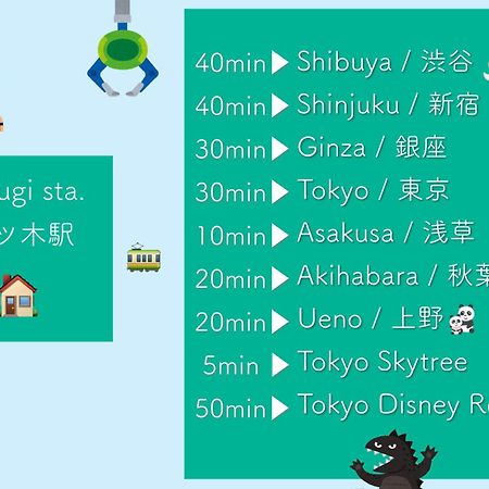 Апартаменты 四ツ木駅徒歩2分リノベーション済み家具家電無料wifi完備スカイツリー電車5分 Токио Экстерьер фото